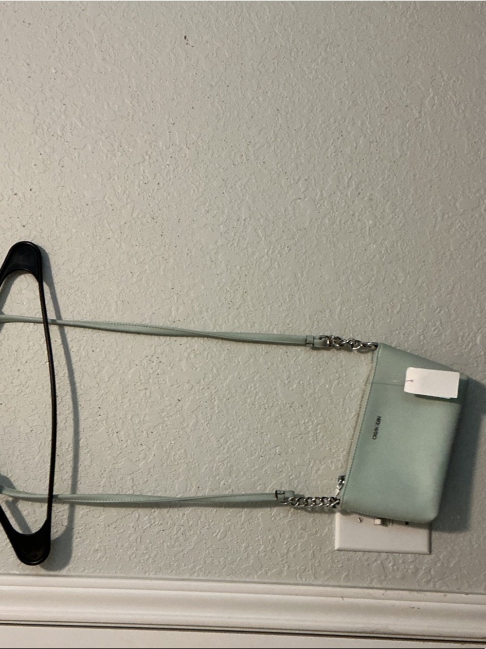 Mint Crossbody Bag with Chain Strap Calvin Klein & Tiffany n co Limited edition